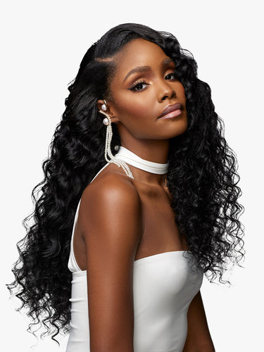 SENSATIONNEL 100% VIRGIN REMY HUMAN HAIR WEAVE - PEARLISH EURO DEEP 24